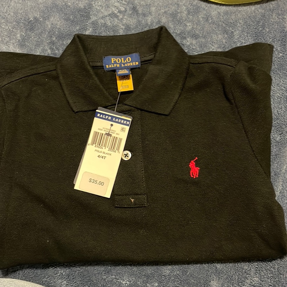 Toddler size 4T Black Polo Ralph Lauren